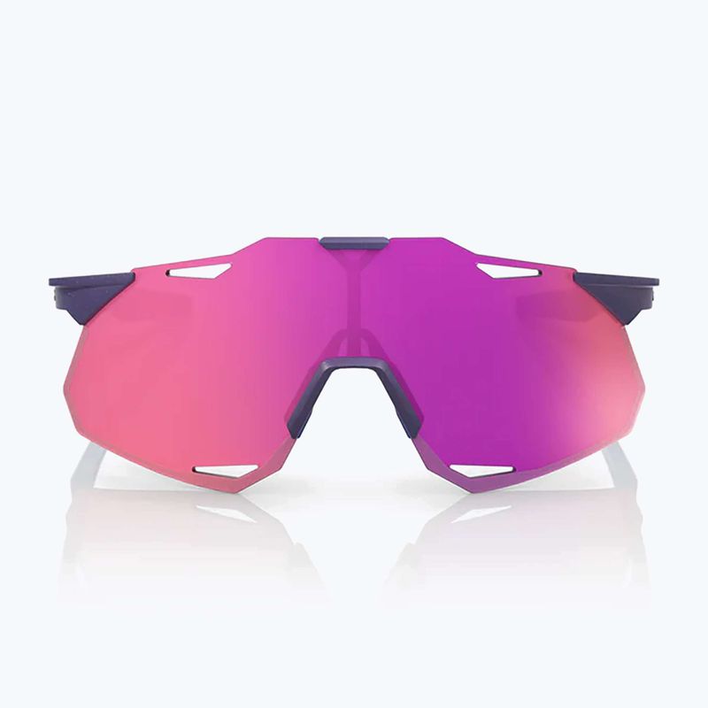 Sluneční brýle 100% Hypercraft XS satin storm metallic/purple mirror 4