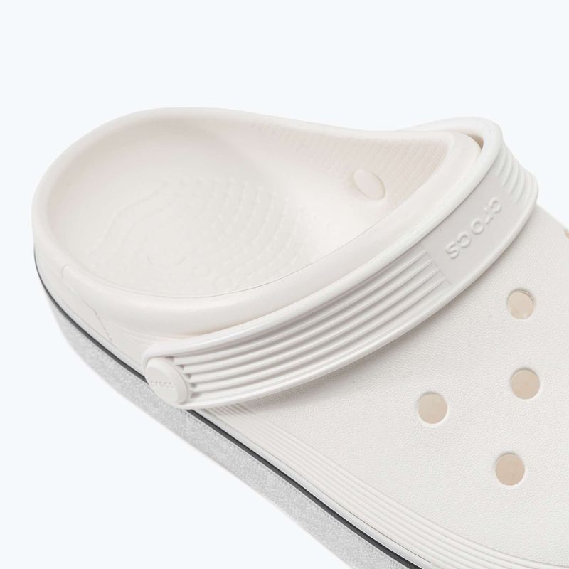 Pánské dřeváky Crocs Crocband Clean Of Court Clog white 9