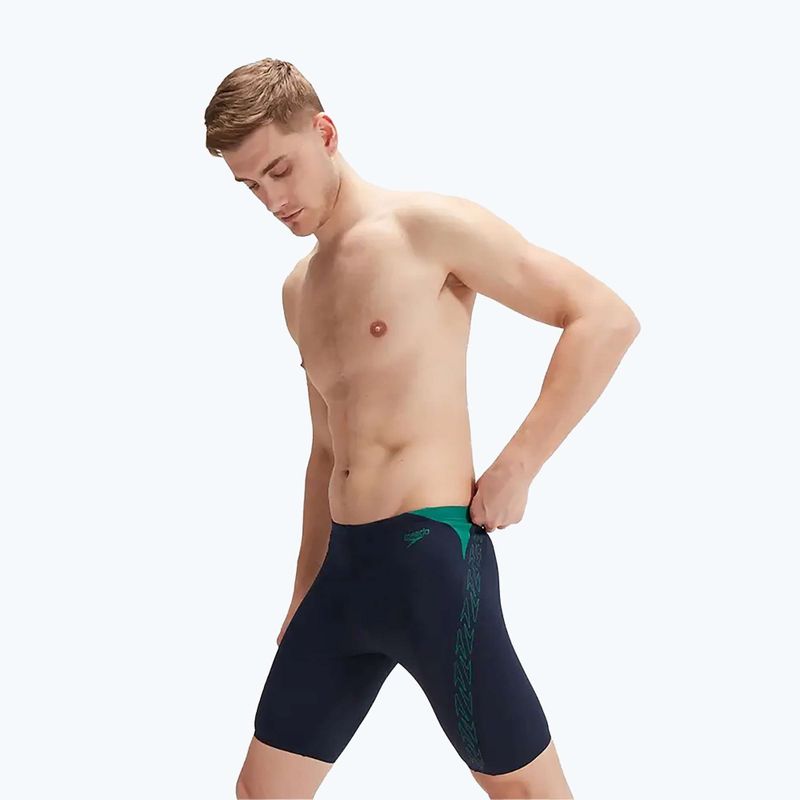 Pánské plavky Speedo Hyper Boom Splice navy/green 3