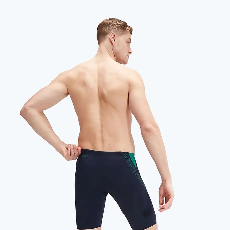 Pánské plavky Speedo Hyper Boom Splice navy/green 2