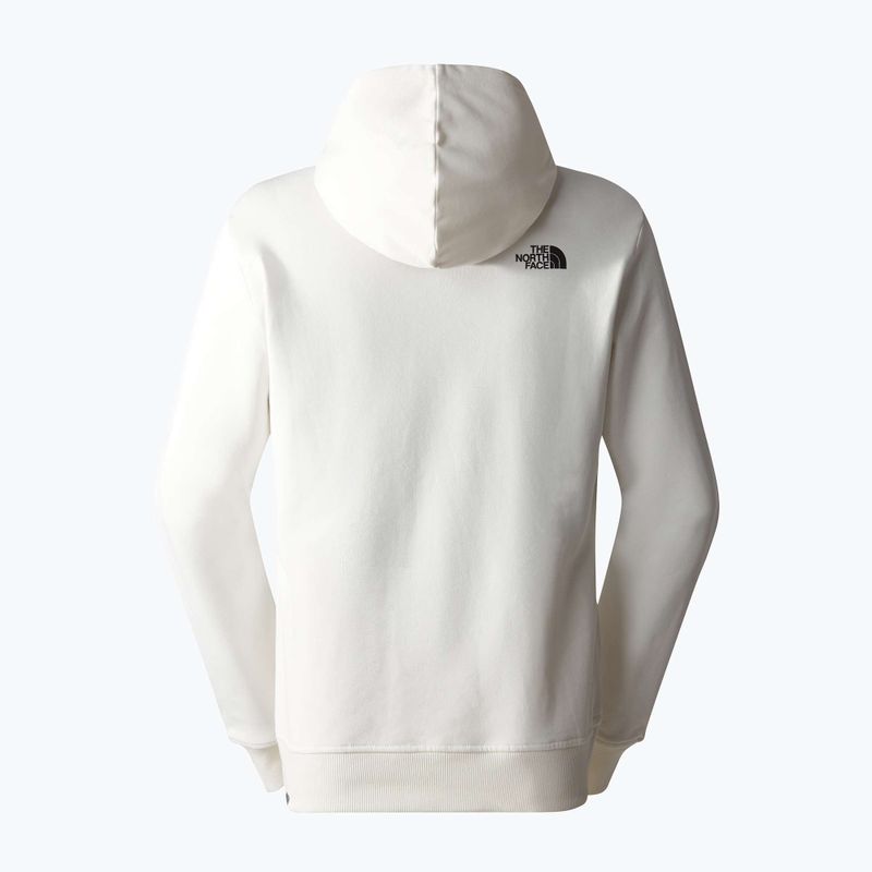 Pánská mikina The North Face Standard Hoodie gardenia white/coal brown water distortion print 5