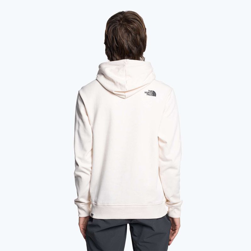 Pánská mikina The North Face Standard Hoodie gardenia white/coal brown water distortion print 2
