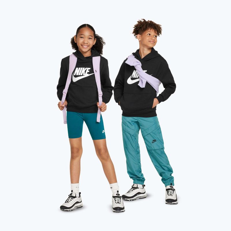 Dětská mikina Nike Club Fleece Hoodie black/white 2
