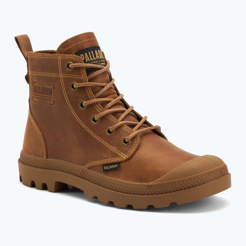 Palladium Pampa Zip Lth Legacy mahagonové boty