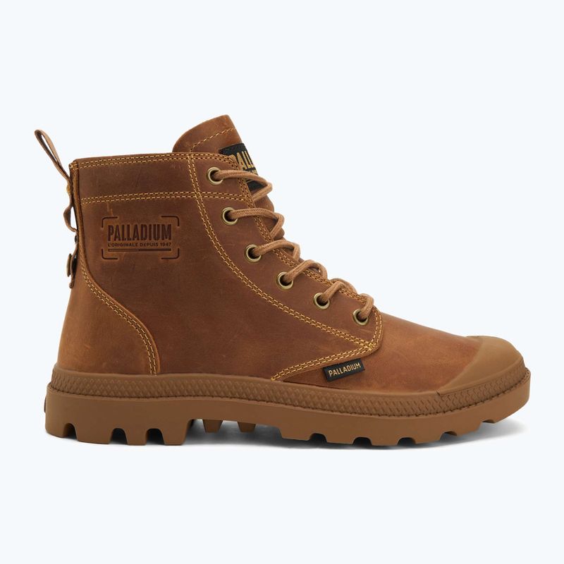 Palladium Pampa Zip Lth Legacy mahagonové boty 2