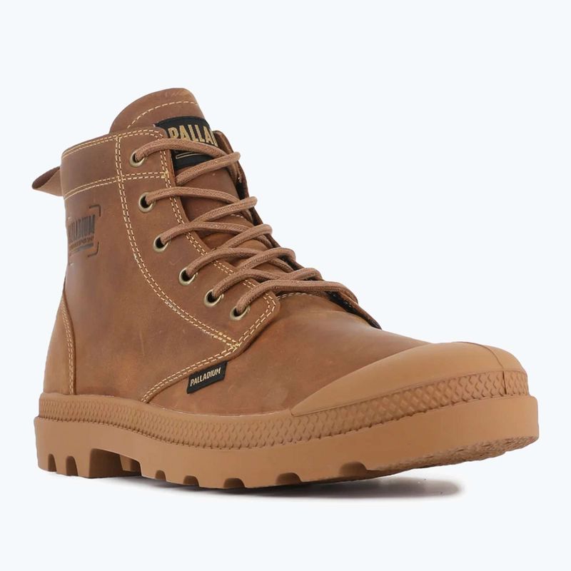 Palladium Pampa Zip Lth Legacy mahagonové boty 8