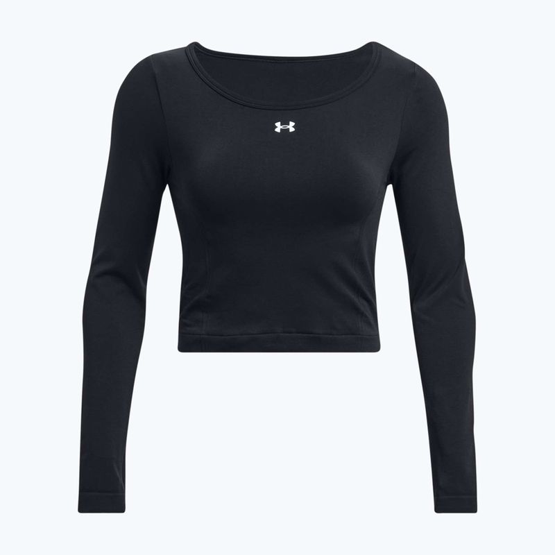 Dámské tréninkové tričko s dlouhým rukávem Under Armour Train Seamless black/white 4