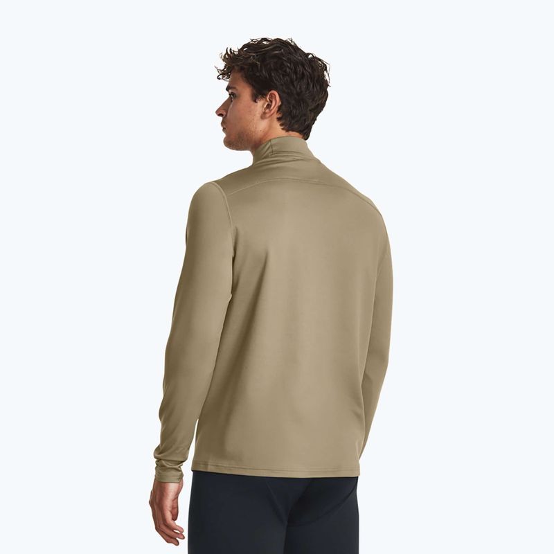 Pánské tričko longsleeve Under Armour Tactical Mock CGI Base federal tan/black 3