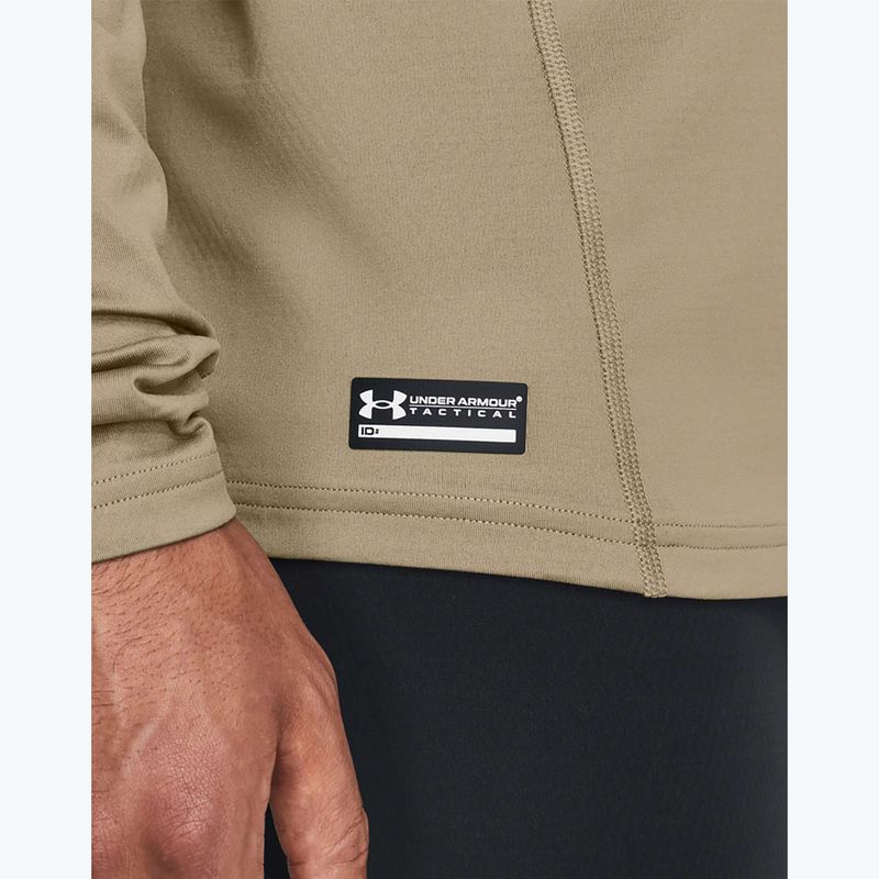 Pánské tričko longsleeve Under Armour Tactical Mock CGI Base federal tan/black 4