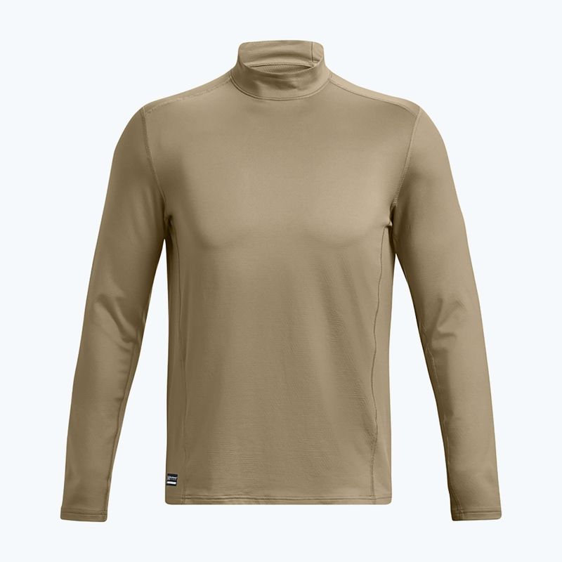 Pánské tričko longsleeve Under Armour Tactical Mock CGI Base federal tan/black 5