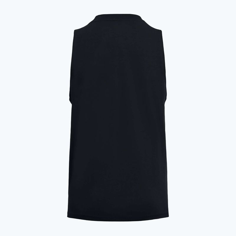 Dámské tréninkové tílko top Under Armour Rival Muscle Tank black/white 2