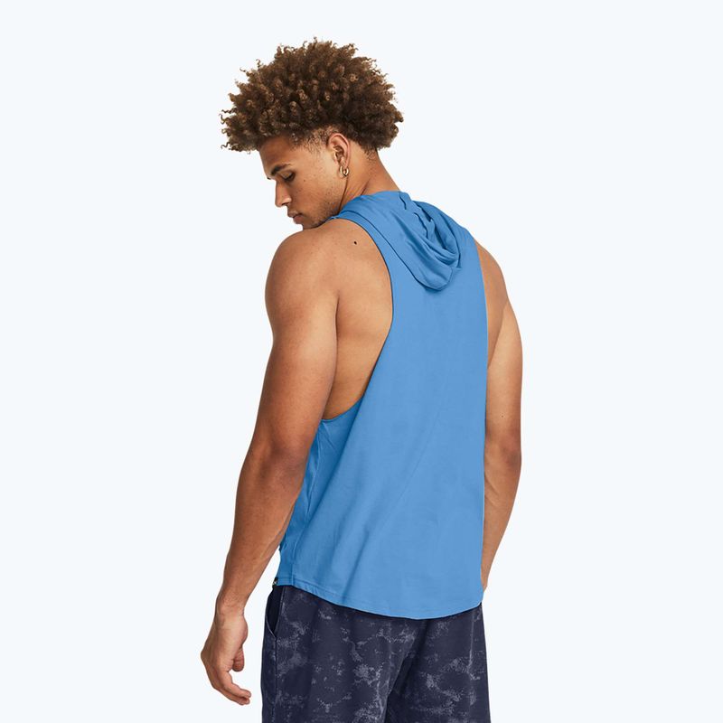Pánské tréninkové tričko Under Armour Project Rock LFG Graphic SL Hoodie blue 2
