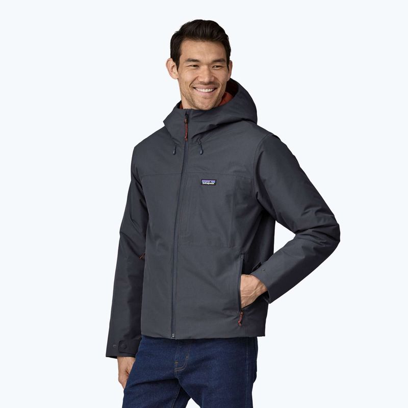 Pánská péřová bunda Patagonia Windshadow smolder blue