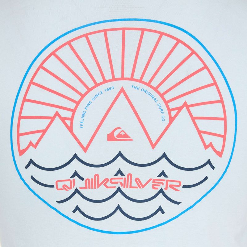 Pánské tričko Quiksilver Summit Sunset blue/red combo 3