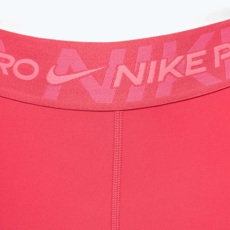 Dámské tréninkové šortky Nike Pro Mid Rise 3" aster pink/pinksicle/hot punch/white 3