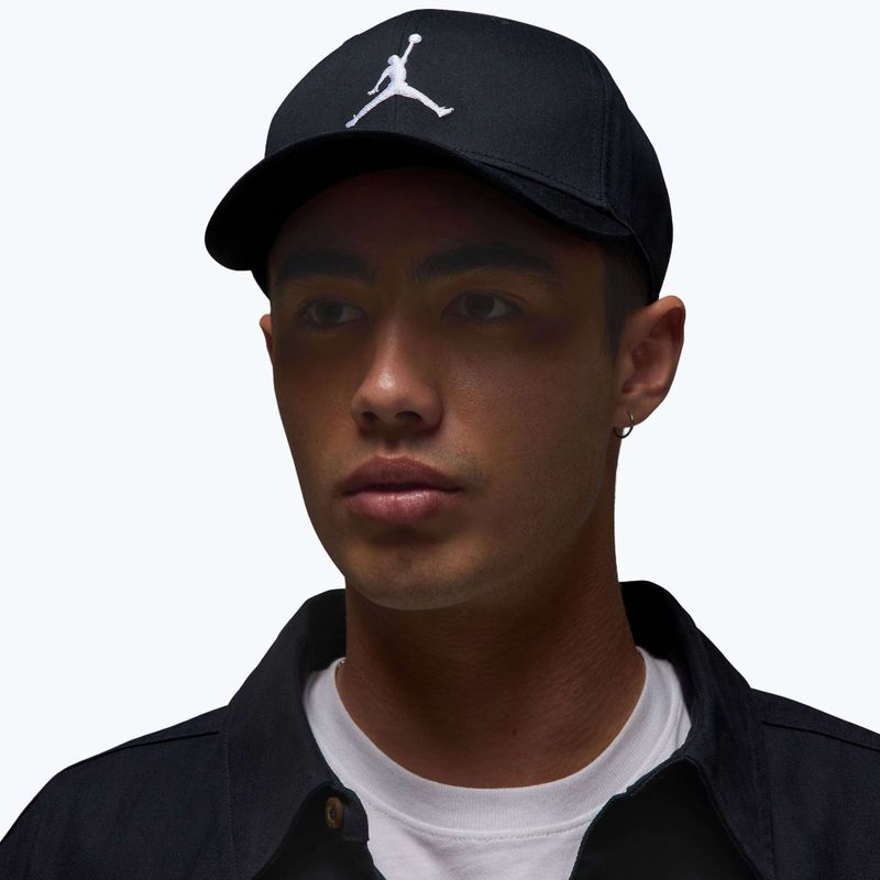 Kšiltovka Jordan Rise Structured Curved-Bill černá/bílá 5