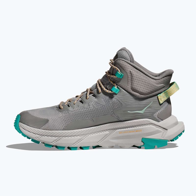 Pánské turistické boty  HOKA Trail Code GTX galactic grey/electric aqua 11