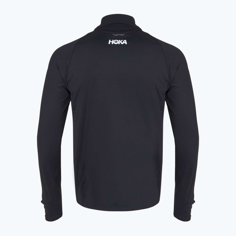 Pánská běžecká mikina HOKA GlideTech Quarter Zip black 2