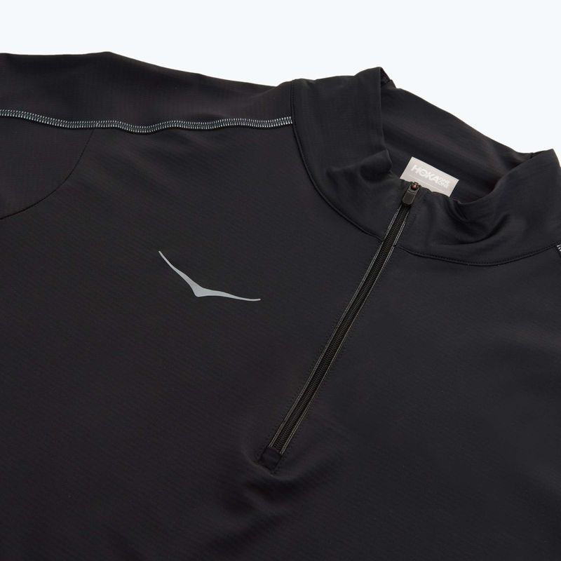 Pánská běžecká mikina HOKA GlideTech Quarter Zip black 3