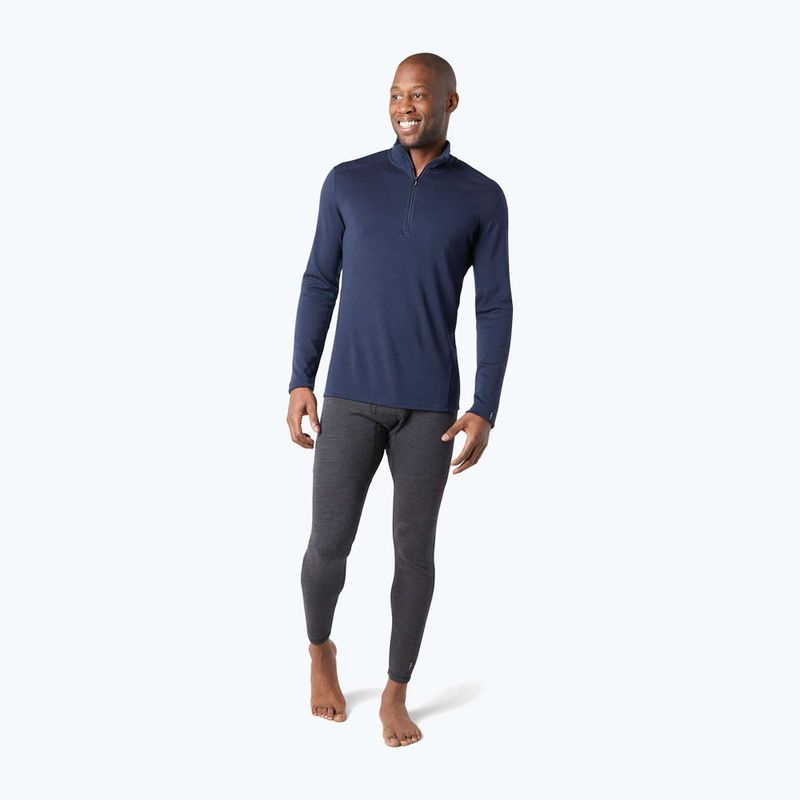Pánská termo mikina Smartwool Classic Thermal Merino Base Layer 1/4 Zip Boxed deep navy 2