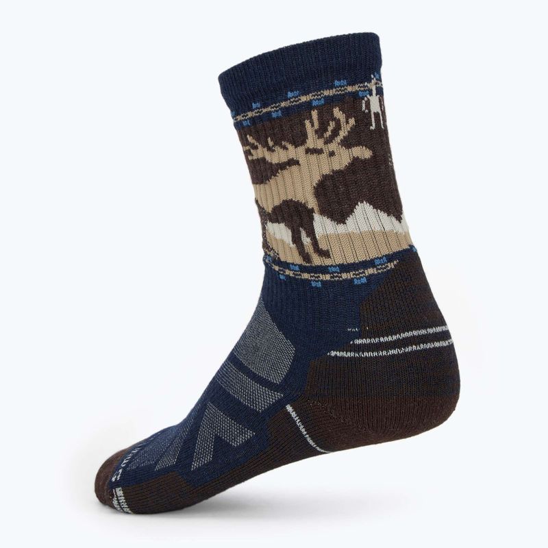 Ponožky Smartwool Hike Light Cushion Mountain Moose Crew dep navy 2