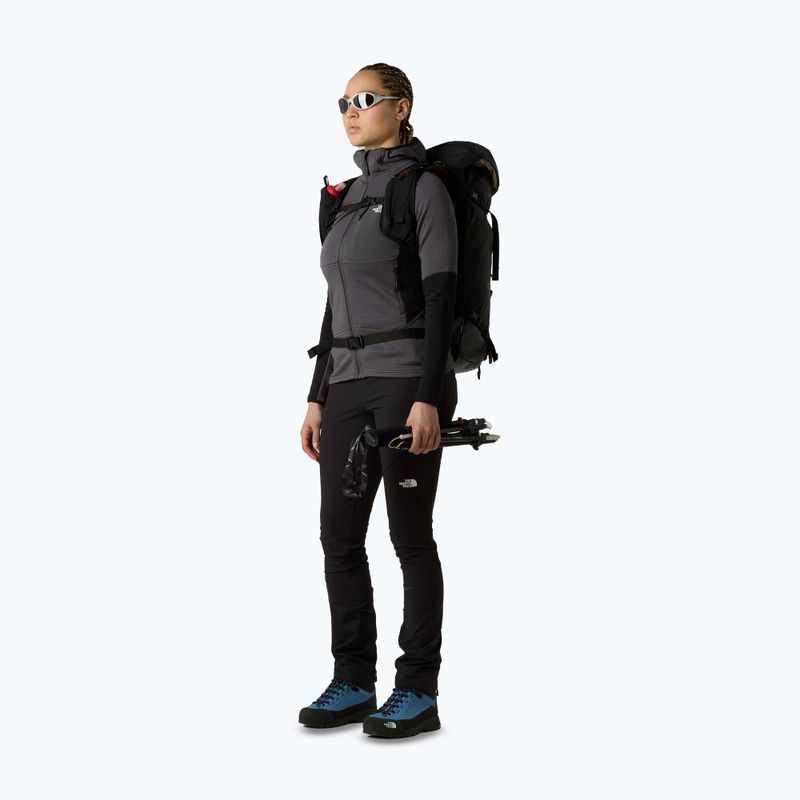 Dámská mikina The North Face Polartec Powergrid Stormgap Hoodie anthracite grey/black 7