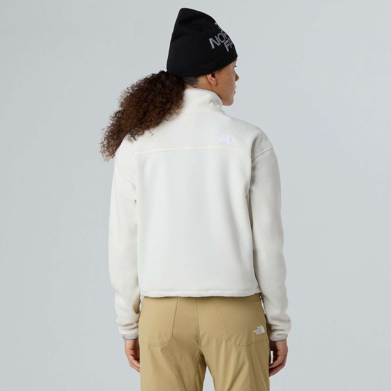 Dámská mikina The North Face Glacier Fleece 1/2 Zip Short white dune 3