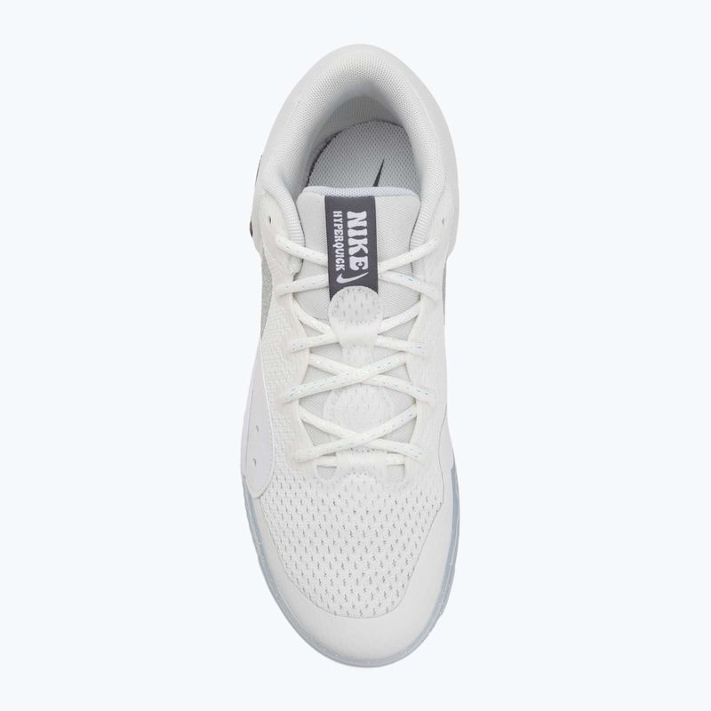 Volejbalové boty Nike Hyperquick Court Flight SE summit white/metallic silver/pure platinum 5