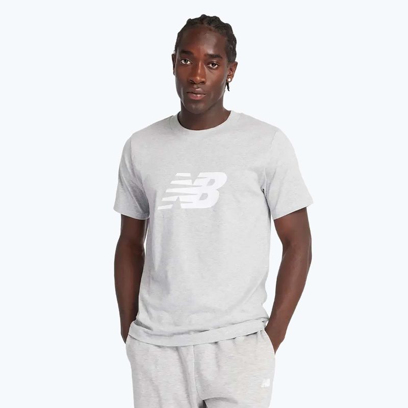 Pánské tričko New Balance Graphic V Flying athletic grey