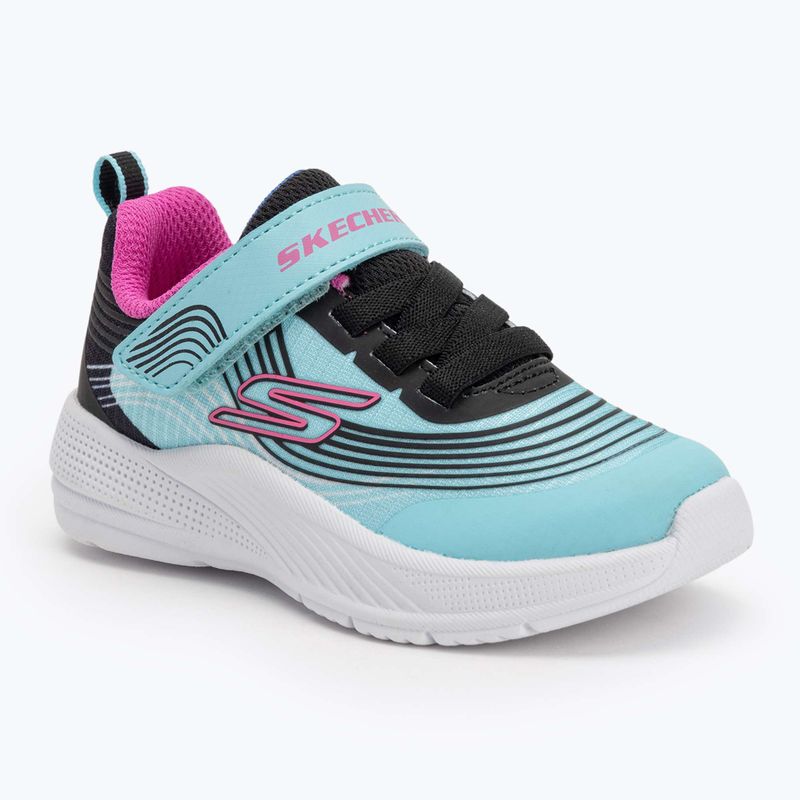 Dětské boty SKECHERS Microspec Advance aqua/purple