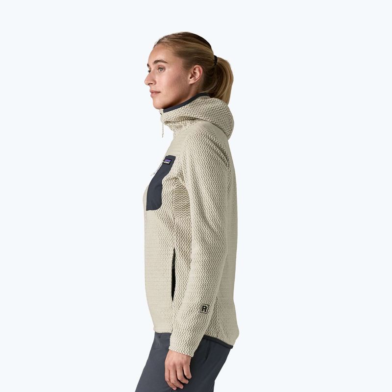 Dámská fleecová mikina Patagonia R1 Air Full-Zip Hoody wool white 3
