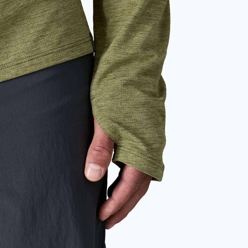 Pánské tričko Longsleeve Patagonia Capilene Cool Sun caper green/buckhorn green x-dye 6