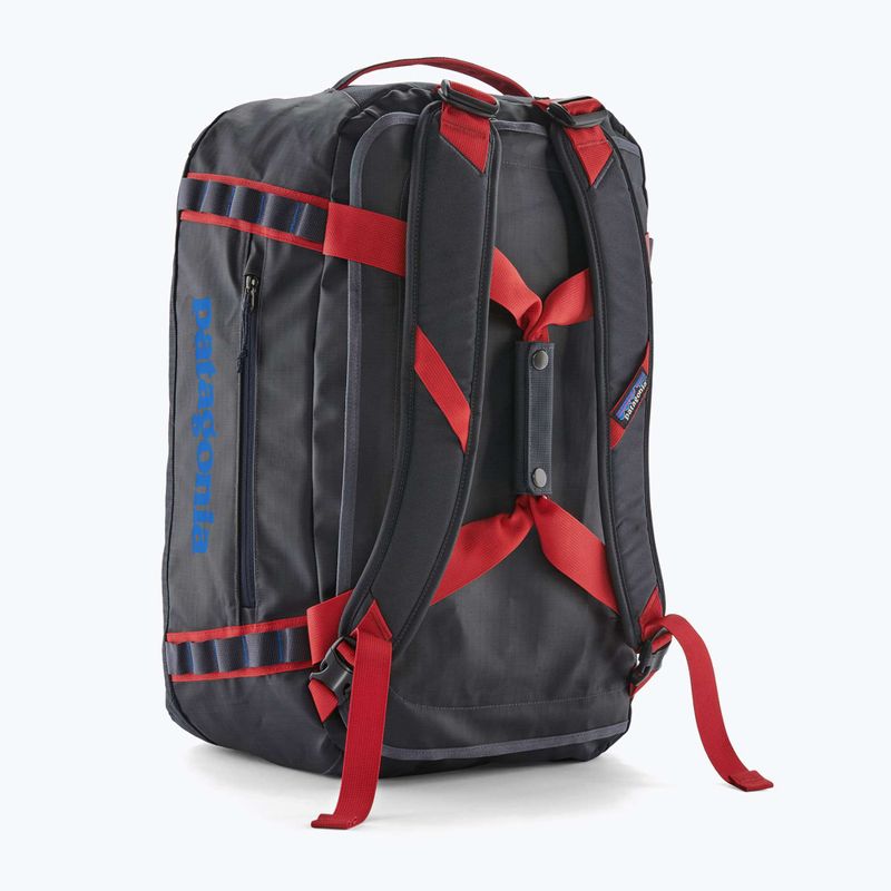 Cestovní taška Patagonia Black Hole Duffel 40 l smulder blue/amanita red 2