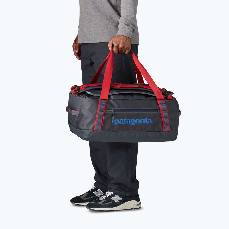Cestovní taška Patagonia Black Hole Duffel 40 l smulder blue/amanita red 4