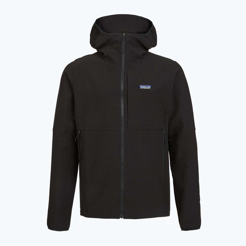Pánská softshellová bunda Patagonia R1 TechFace Hoody black 2