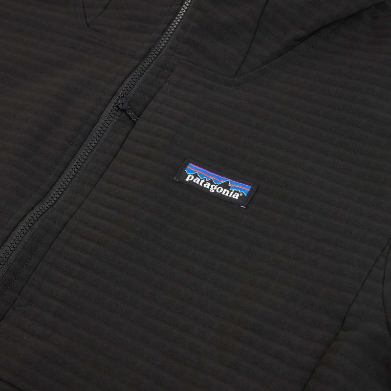 Pánská softshellová bunda Patagonia R1 TechFace Hoody black 4