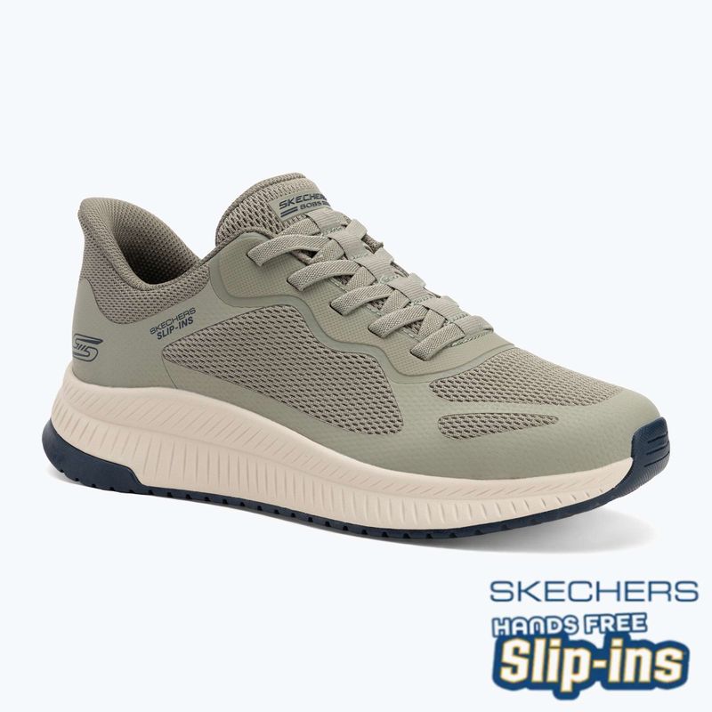 Pánské boty SKECHERS Bobs Squad 4 olive