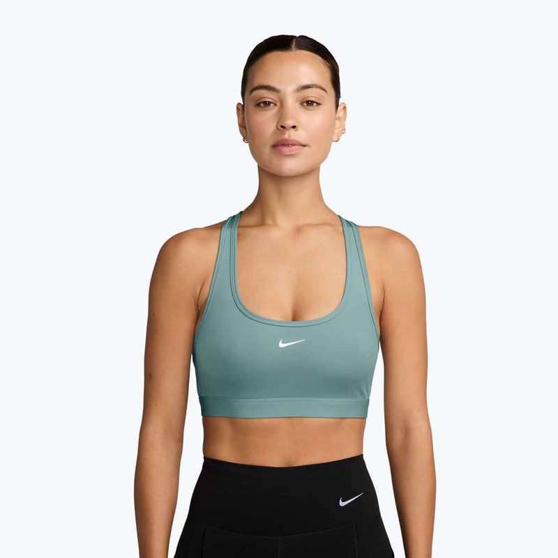 Tréninková podprsenka Nike Swoosh Light Support cannon/white