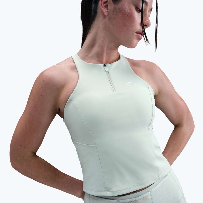 Dámské tričko Nike Trail Medium Support Sports Bra Tank Top light silver