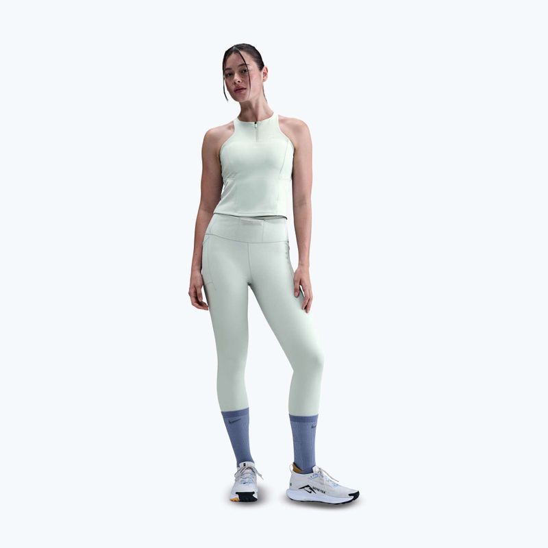 Dámské tričko Nike Trail Medium Support Sports Bra Tank Top light silver 2