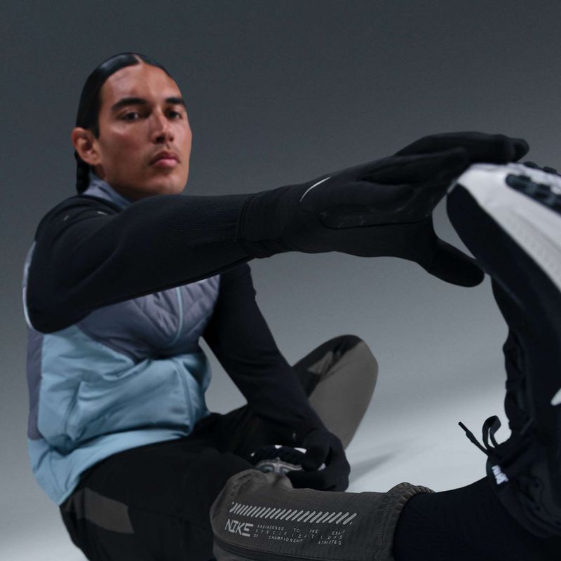 Pánské běžecké kalhoty Nike Challenger Therma-Fit Winterized black/anthracite/black 6