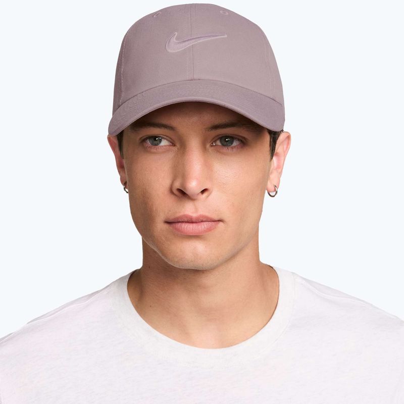 Kšiltovka Nike Club Unstructured Swoosh light violet ore/particle rose 5