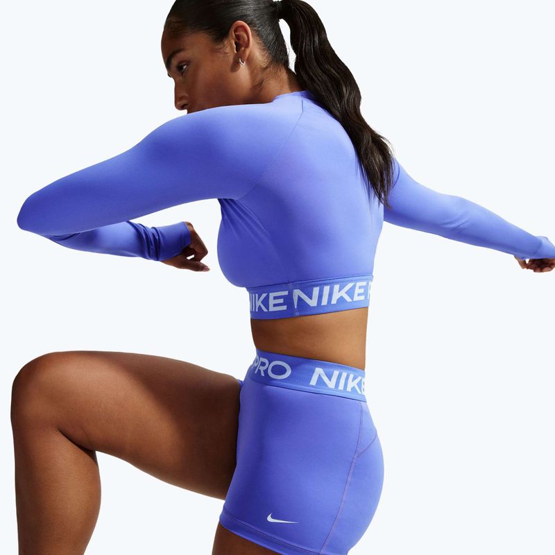 Dámské šortky Nike Pro Mid-Rise Biker 3" sapphire/white 5