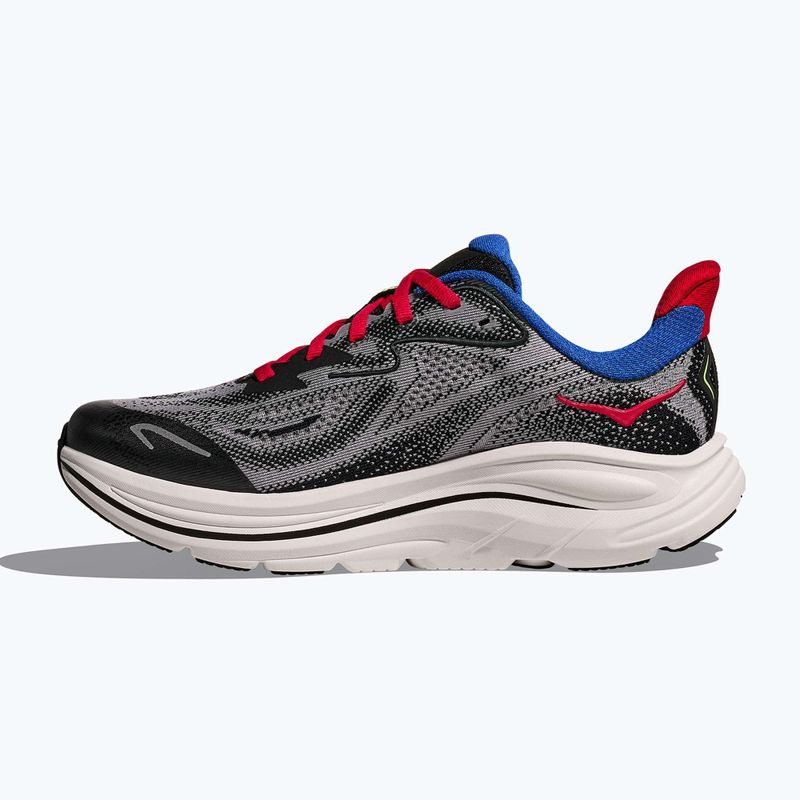 Dětské běžecké boty HOKA Clifton 10 foggy grey/black 3