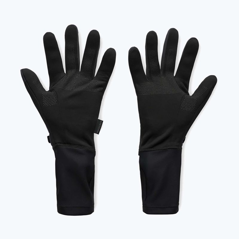 Pánské běžecké rukavice Under Armour Storm Fleece Run black/black/reflective 2