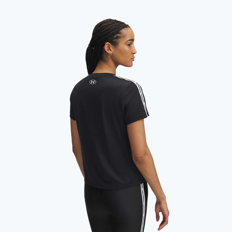 Dámské tréninkové tričko Under Armour Tech Wordmark Tape black/white/white 2