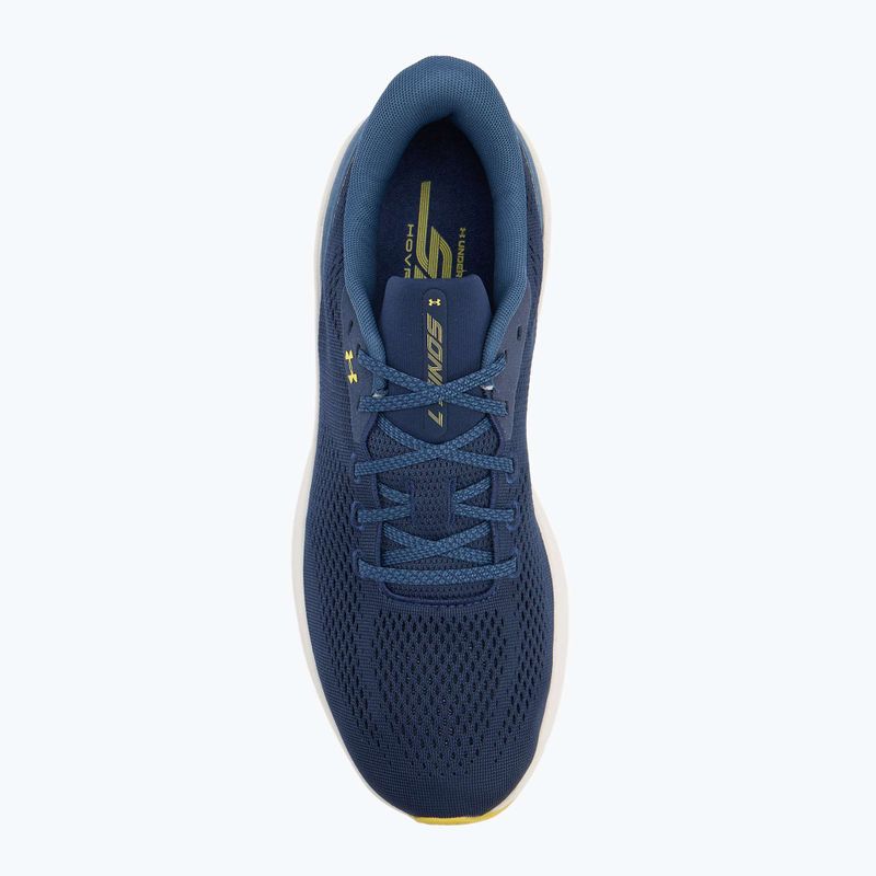 Pánské běžecké boty Under Armour Sonic 7 washed navy/nu blue/yellow shade 5