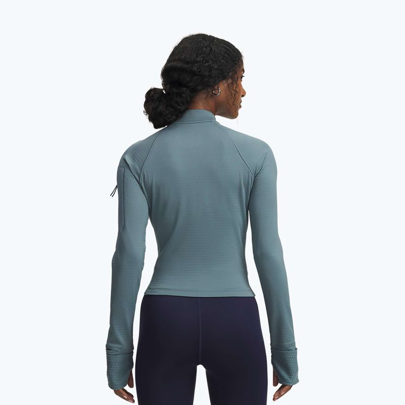Dámská běžecká mikina Under Armour Pro Half Zip jasper blue/reflective 2