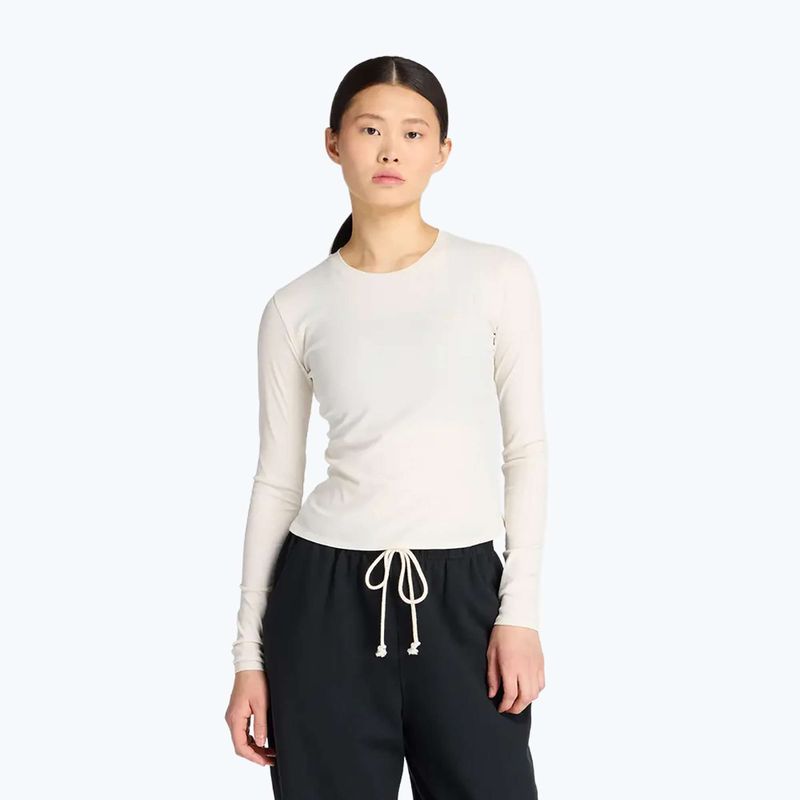 Dámské triko Longsleeve New Balance Micro-Rib white