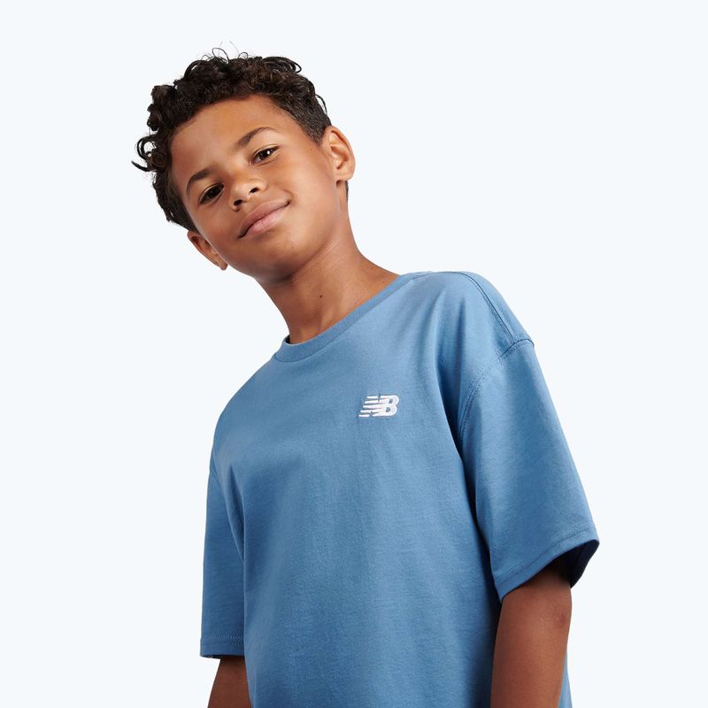Dětské tričko New Balance Jersey Small Logo Tee shoreline blue 5